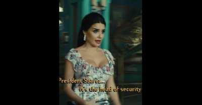 Mikaela Hoover jiggling away in The Suicide squad. 60 fps, slowed down.