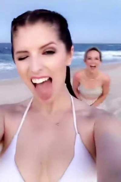 Anna Kendrick in a bikini is a rare sight