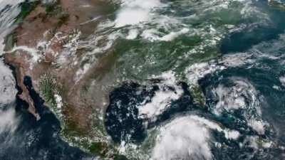 2017 solar eclipse captured by satellite