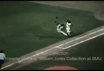 The batter was thrown behind, so he dropped a bunt down just to LEVEL the pitcher.