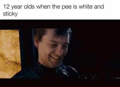 Why is Peter looking down?