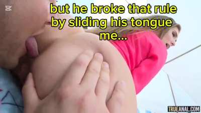 Just a rimjob. No big drama, right?