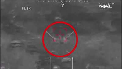 Saudi Apache eliminates 4-5 Houthis in Yemen-Saudi border (date unknown)