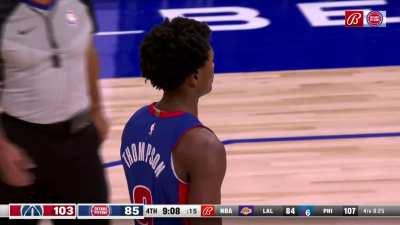 [Highlight] Ausar Thompson and Deni Avdija go at each other during a short time span, resulting in two personal fouls for Ausar and one offensive foul for Deni.