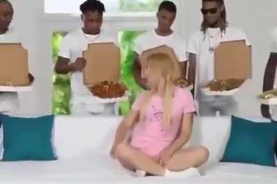 Ukrainian pizza advert