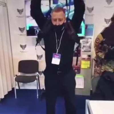 Cool backpack for Russian school kids.