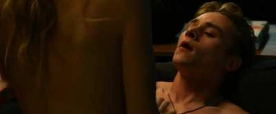 Sydney sweeney riding in cowgirl position