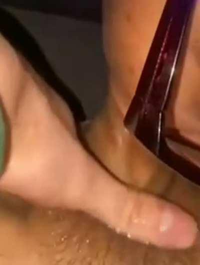 I loved slurping on my first white cock