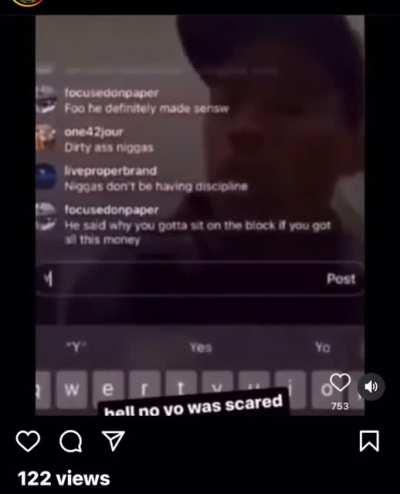 This how I be wen I see niggas with the ski mask on