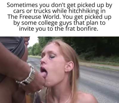 Accept the invite or hope that someone picks before more frat brothers come requesting your services.