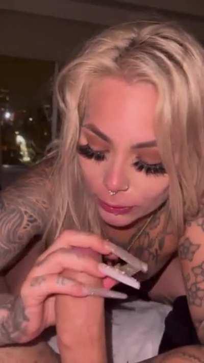 After the car show and she’s drunk 🤣