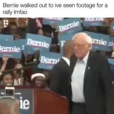 bernie is noided as FUCK, man