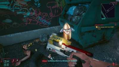 By far my favorite response I have heard in this game