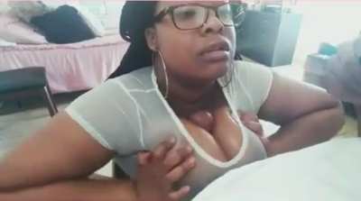 Milked him with her milkers 