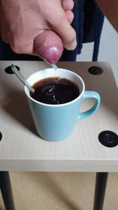 Who would like some cream in their coffee?