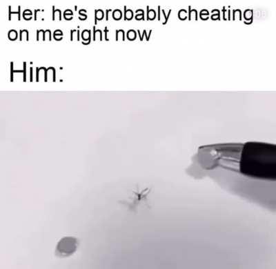 Her thoughts vs his actions