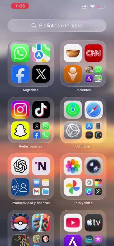 [iOS 26.1 PB3] App Library search bar freezing