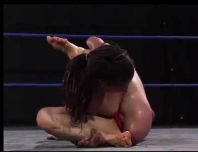 Nadege continues her sweaty domination of the stubborn rookie