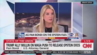 Compilation of Pam Bondi saying there are files and videos of Epstein and that they will be released