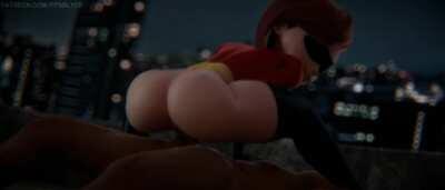 Helen Parr riding (FPSBlyck)