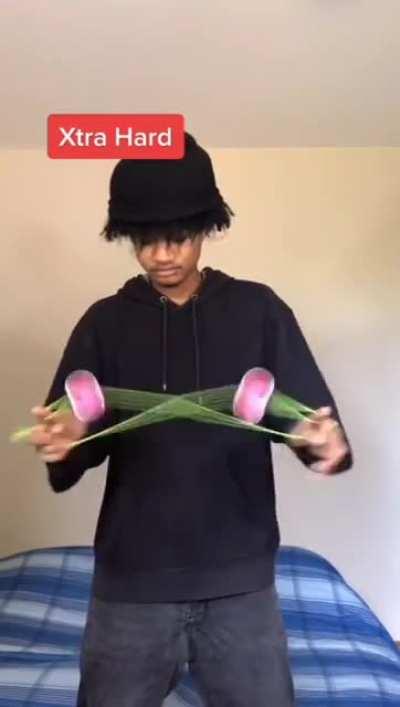 Showcasing his yoyo skills which progressively reaches God tier