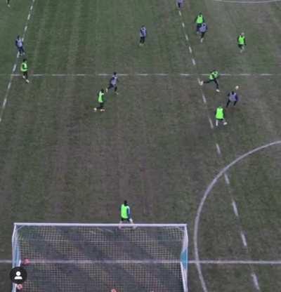 Our new striker Serdar Dursun’s goal at the training: