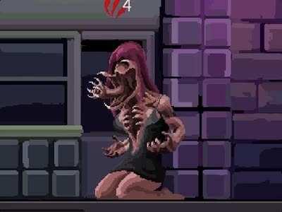 It took me 2 days to finish the girl to monster transform paintings