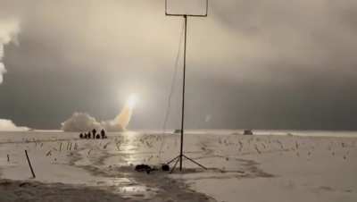 Nighttime launch of 4 Ukrainian Flamingo cruise missiles