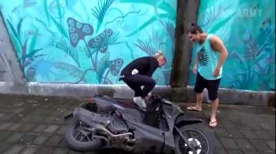 Scooter ain't having any of it.