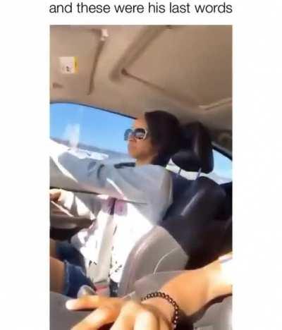 He’s about to be slapped into next week