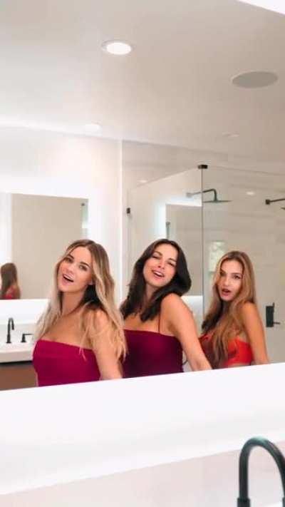 liv's ig reel with pierson and Lexi r