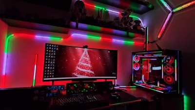 Christmas stripes RGB Profile
