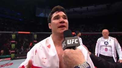 After winning in a first round KO, Mike Malott one of the lowest paid UFC Fighters on the roster, donates all his show money to his Coach, who's daughter is battling childhood cancer.