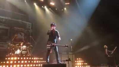 Billie Joe's anti Trump rant