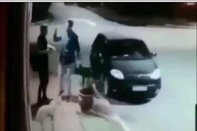 When you try to rob your cousin