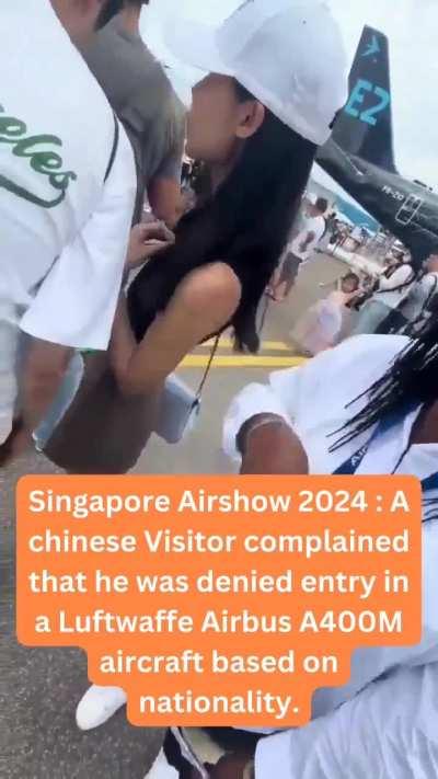 Airbus apologises after Chinese &amp;amp; Russian visitors allegedly denied entry into German military plane