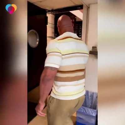 Need another reason to love The Rock? When he found out a 12-year-old fan was battling cancer and her cancer had spread, he wanted to cheer her up. So he pretended to be her waiter and gave her the best surprise ever.