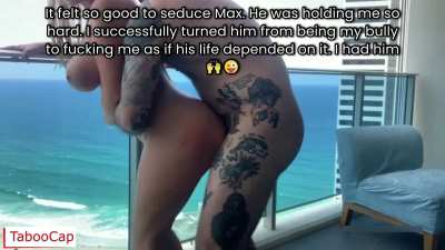 My Fake Tough Guy Bully Fucked a Baby in Me