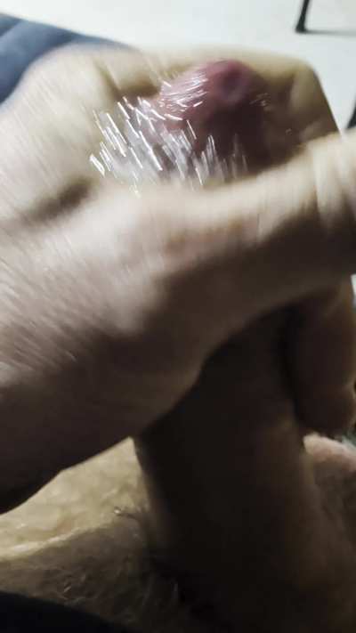 Cum leaking out and wanting to suck