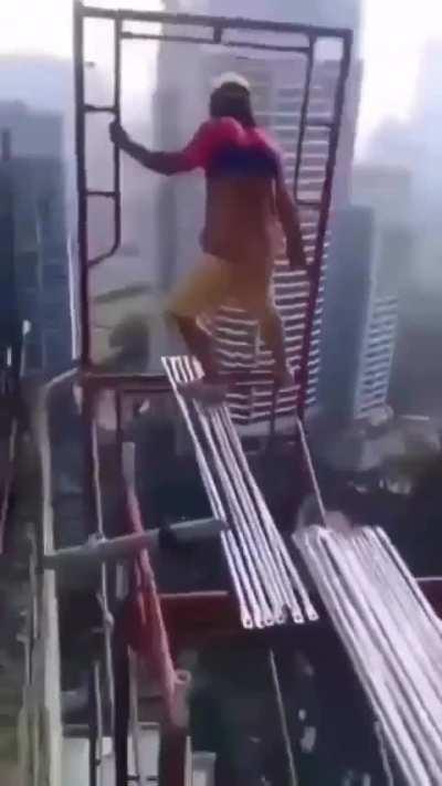 Safety first with the hard hat 👷‍♂️