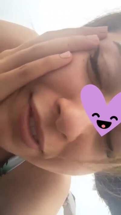 Poki in a Bikini at taghazout beach