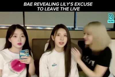 Bae too funny ft Lily & Haewon 