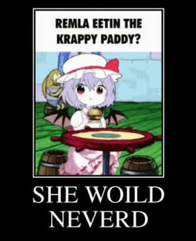 This is so sad, Remilia would never do this