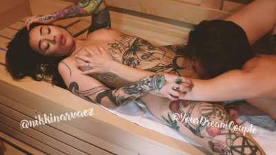 Her tongue felt so good