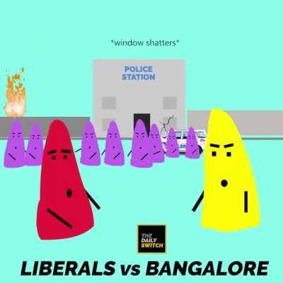 A liberal reacts to the Bangalore violence.
