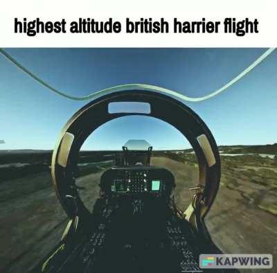 British Harrier pilots had balls of titanium.