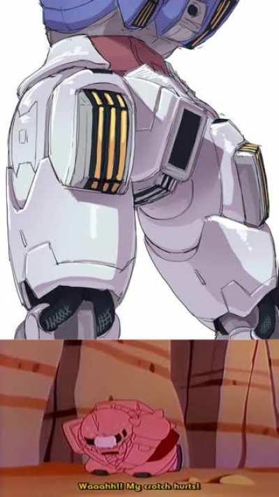 The poor Zaku couldn`t resist that fine line work