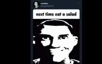 Next time eat a salad
