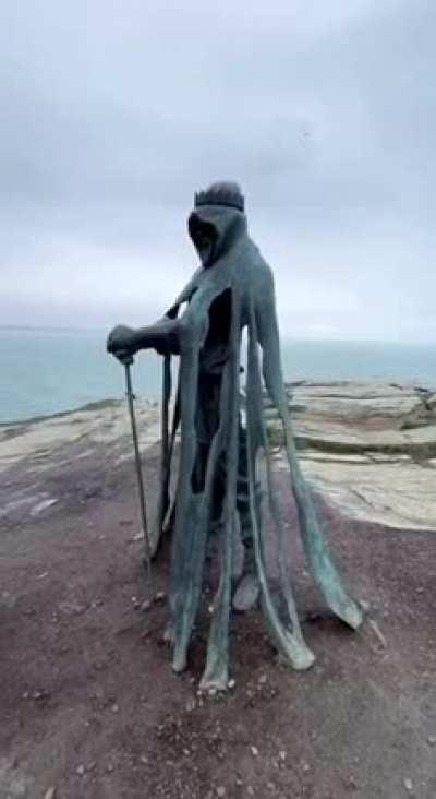 It's like the statue was staring at you at one point