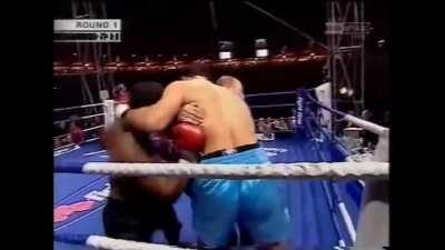 Mike Tyson vs Lou Savarese. Tyson admitted to being high on cocaine during this quick fight.